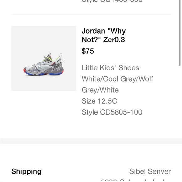 Children’s Jordan “Why Not?”. Worn ONCE‼️ Size 12.5C - Picture 5 of 5